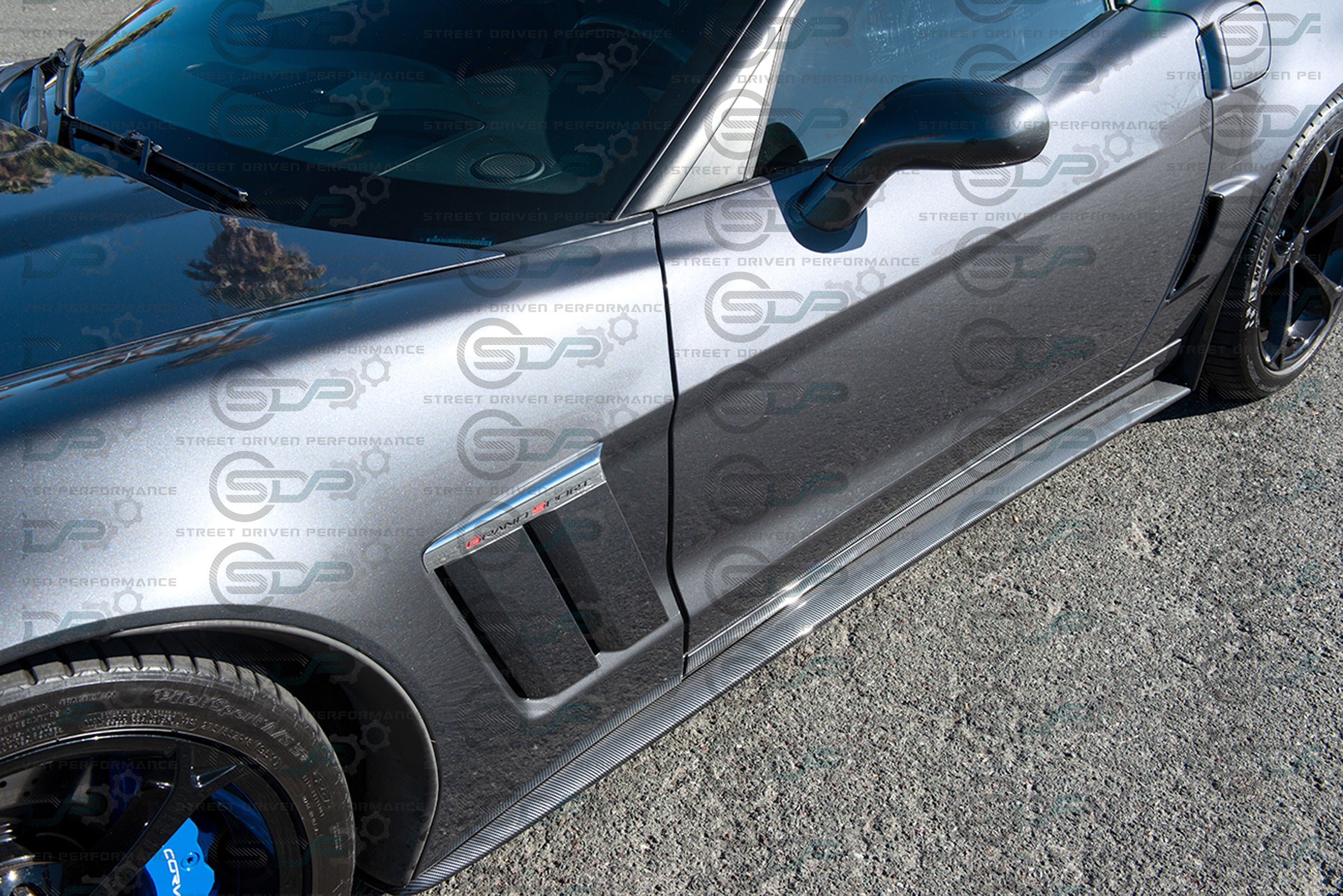 2005-2013 C6 Corvette - Grand Sport / Z06 / ZR1 - "ZR1 Conversion" Side Skirts / Rocker Panels / Ground Effects with Mud Flaps